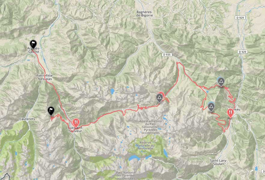 Recorrido Marmotte Pirineos