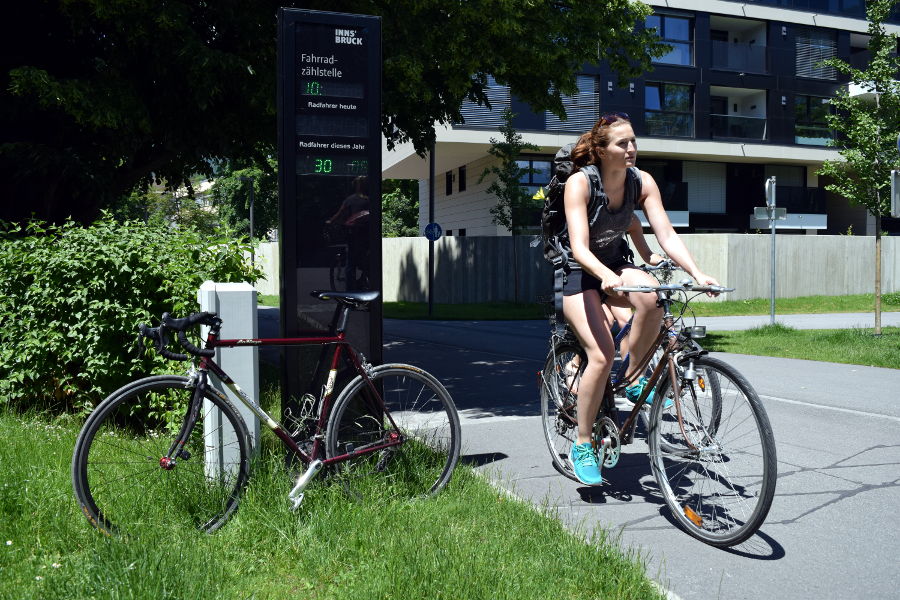Innsbruck - Contador de bicis