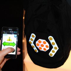 Mochila con luces de señalización Eurecat