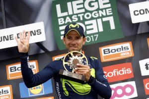 Alejandro Valverde en la Lieja-Bastoña-Lieja