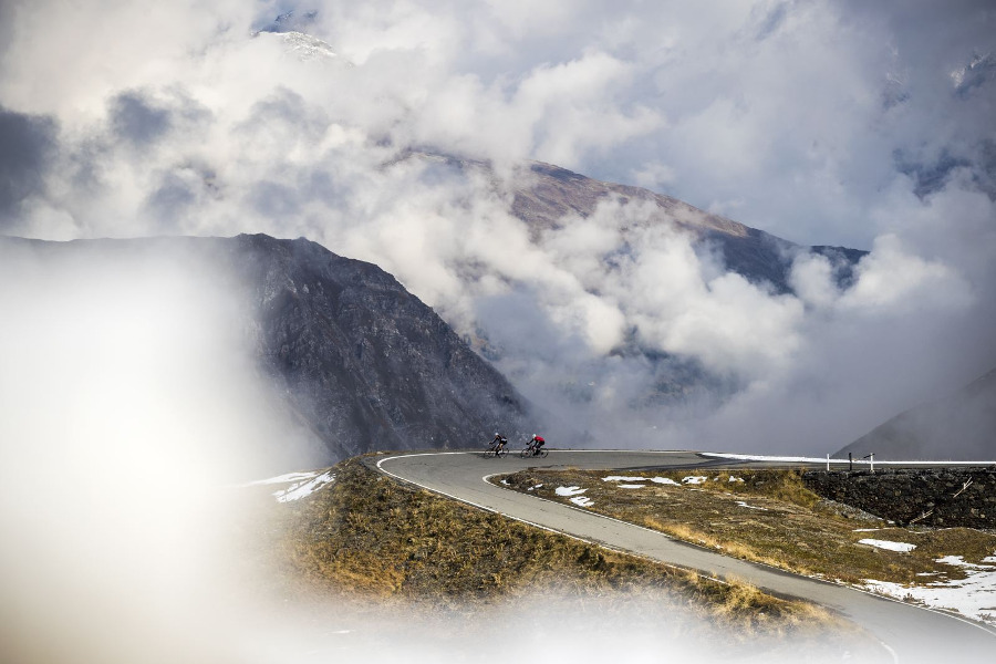 Stelvio climbing