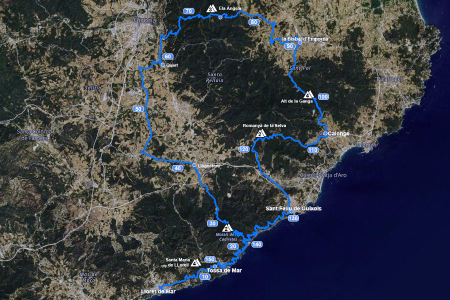 Gran Fondo - Mapa
