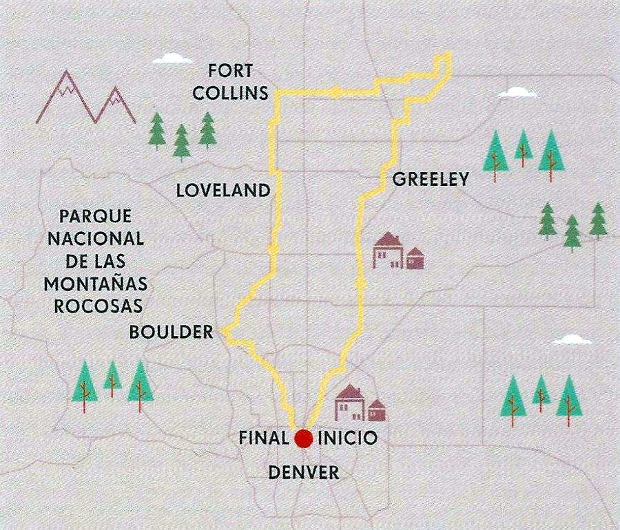 Mapa Colorado