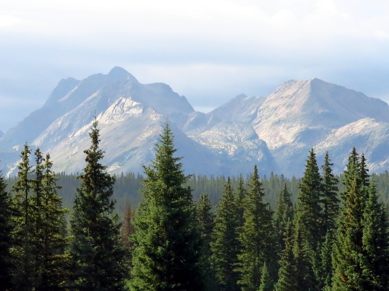 Rocky Mountains cycling