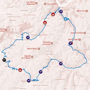 Le Tour du Mont Blanc Cyclo recorrido