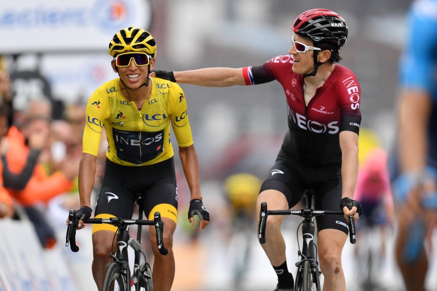 Egan Bernal Geraint Thomas