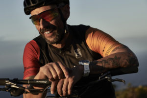 Polar Grit X cycling