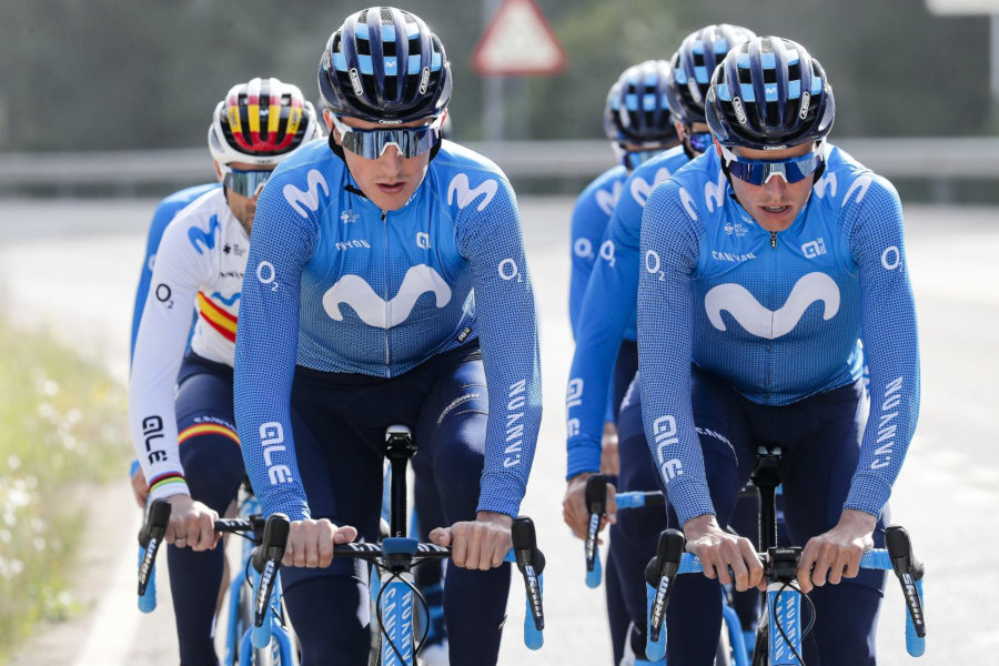 El Movistar quiere ser el primer equipo ciclista sostenible