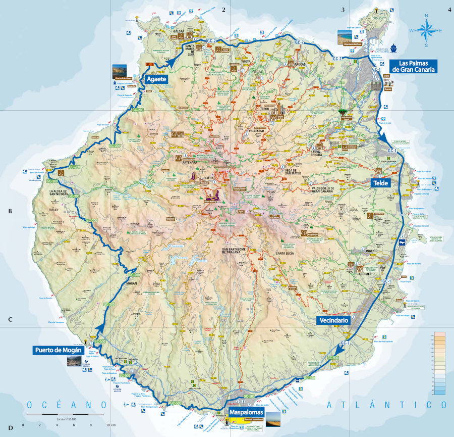 Mapa Gran Canaria