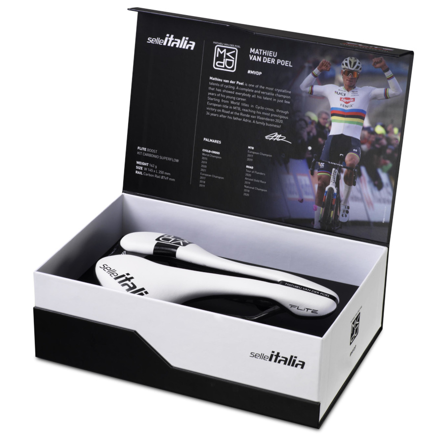 Selle Italia Flite Boost Kit Carbonio Superflow MVDP saddle