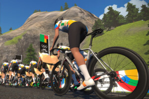 Olympic Virtual Series cycling