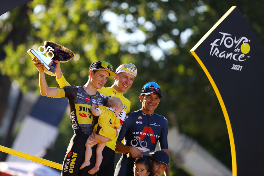 Tour de Francia 2021 podio