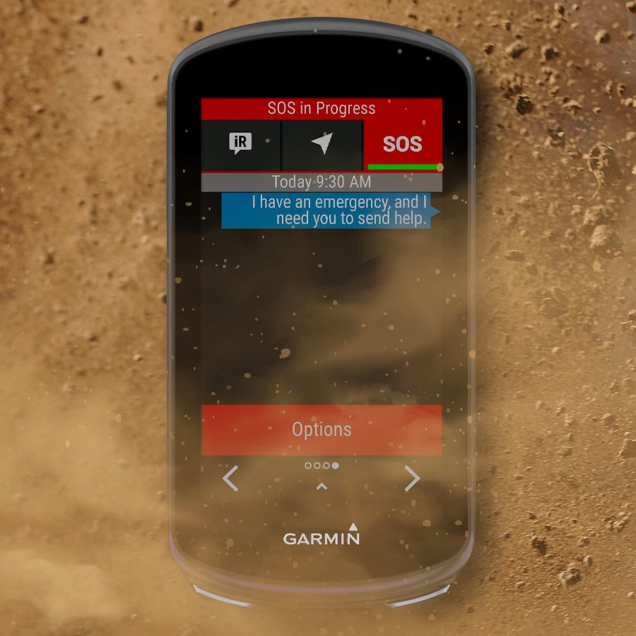 Garmin Edge seguridad