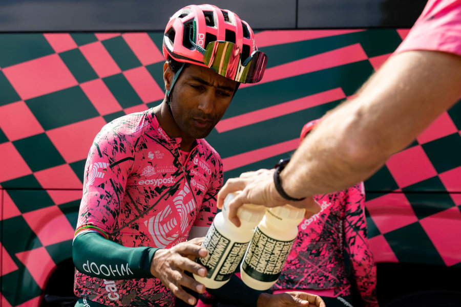 Cannondale compostable bottle EF Education