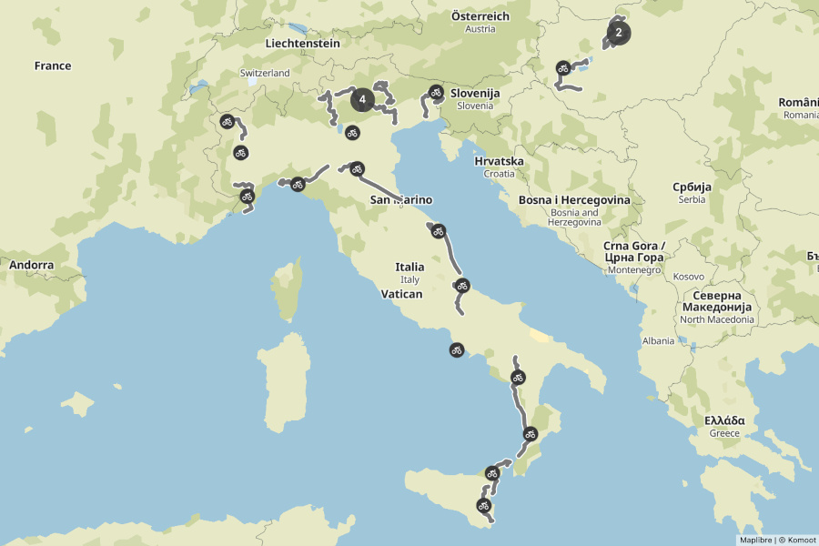 komoot Giro Italia 2022