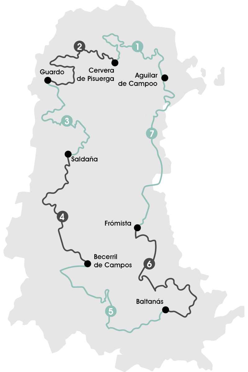 Cyclope Palencia Gravel mapa
