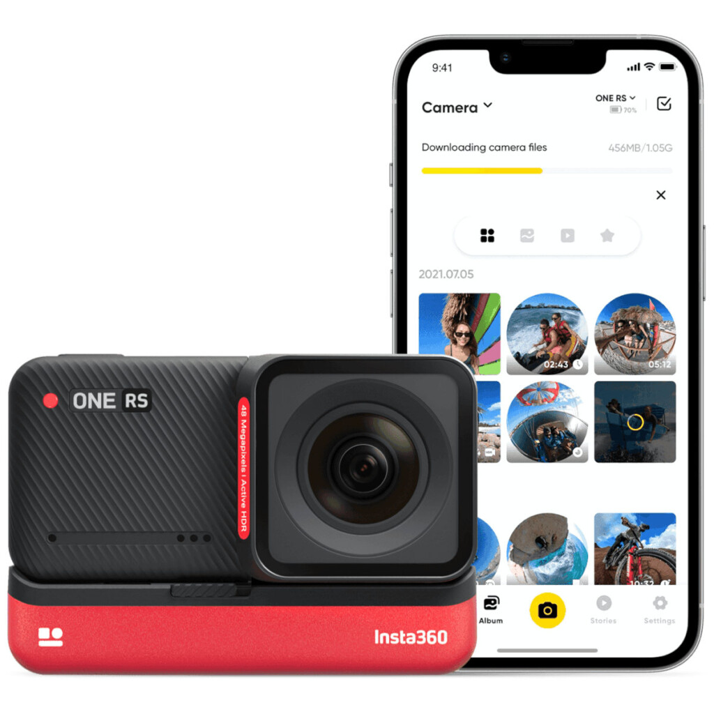 Insta360 One RS app
