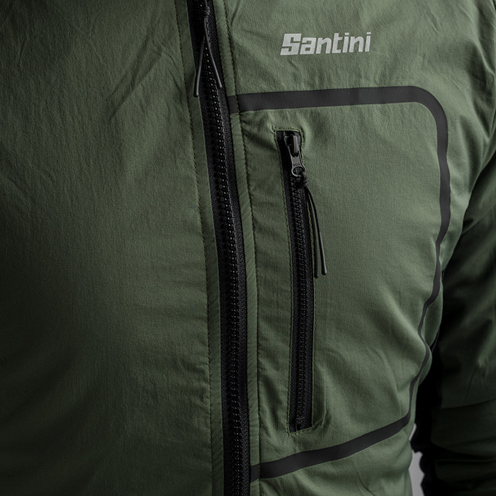 Santini gravel jacket Polartec Alpha