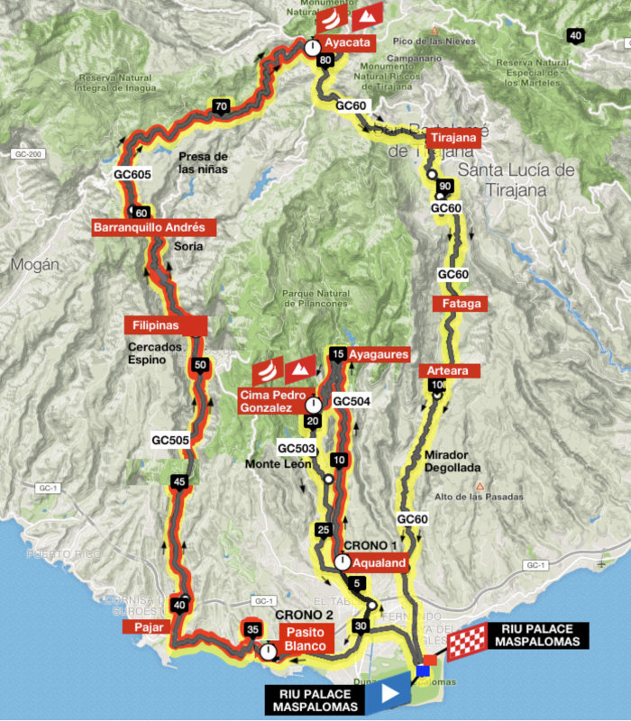 Epic Gran Canaria 2023 Etapa 1 mapa