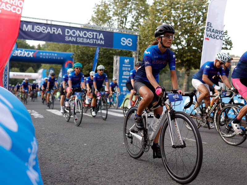 marcha cicloturista Mussara Donostia