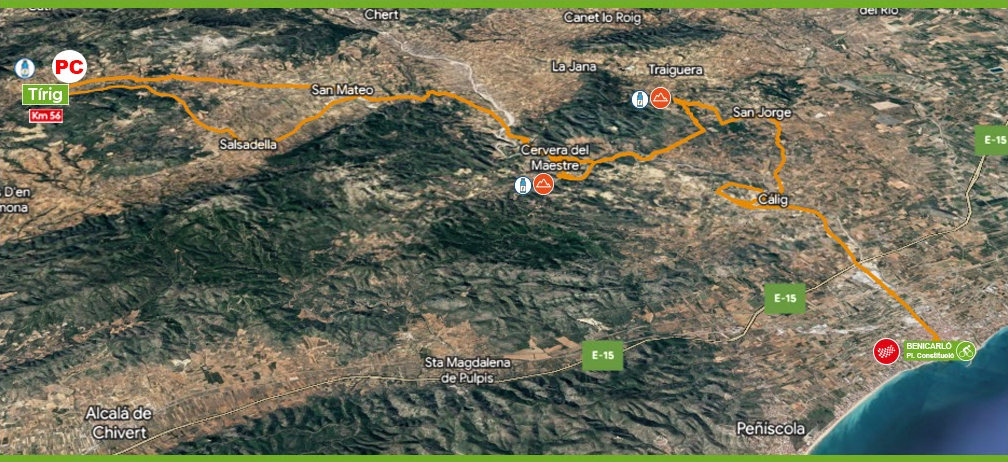 Desafio Maestrat Ciutat de Benicarlo mapa