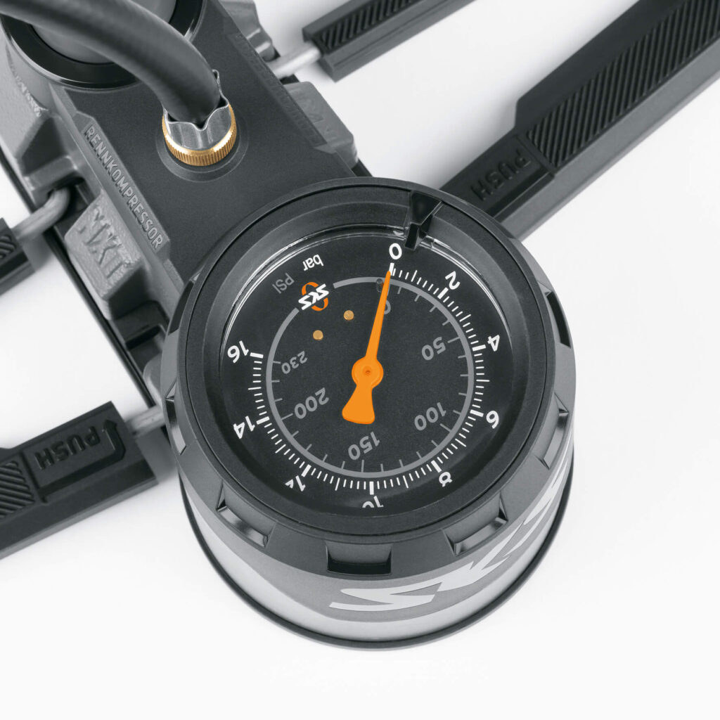 SKS Rennkompressor NXT pump pressupre gauge