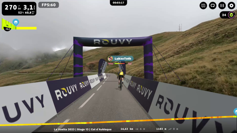Rouvy La Vuelta Virtual