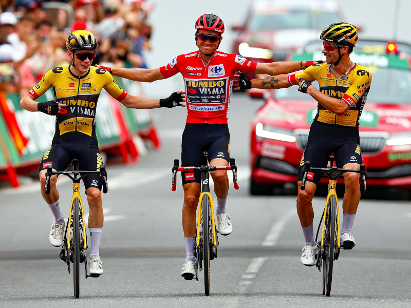 Kuss Vingegaard Roglic