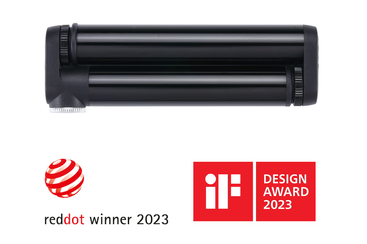 BBB Cycling DoubleShot Mini Pump Red Dot IF