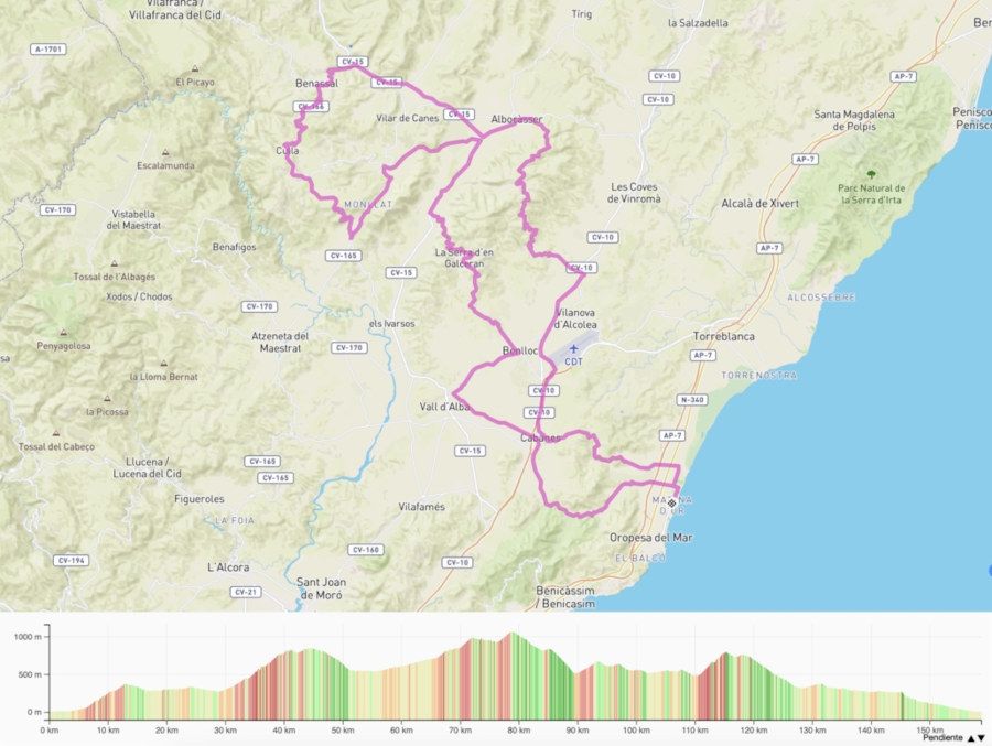Mediterranean Epic Gran Fondo 160 km