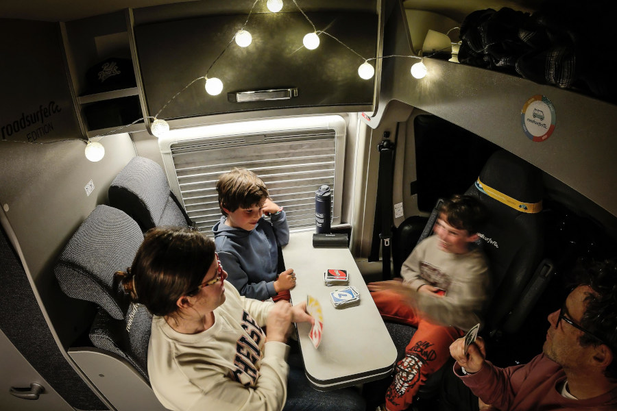 Camper Roadsurfer interior