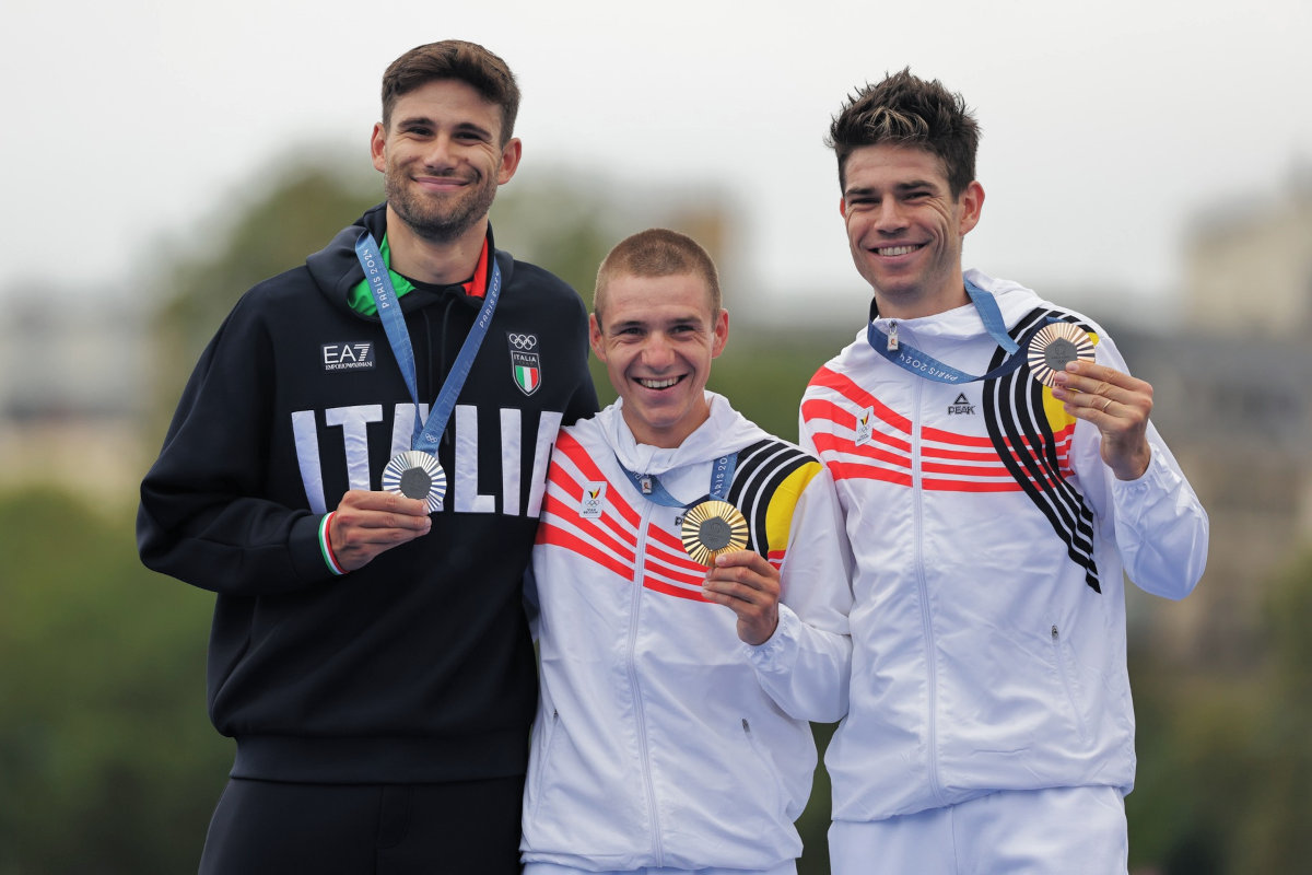 Evenepoel Ganna Van Aert Paris 2024