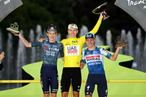 Podio Tour de Francia 2024