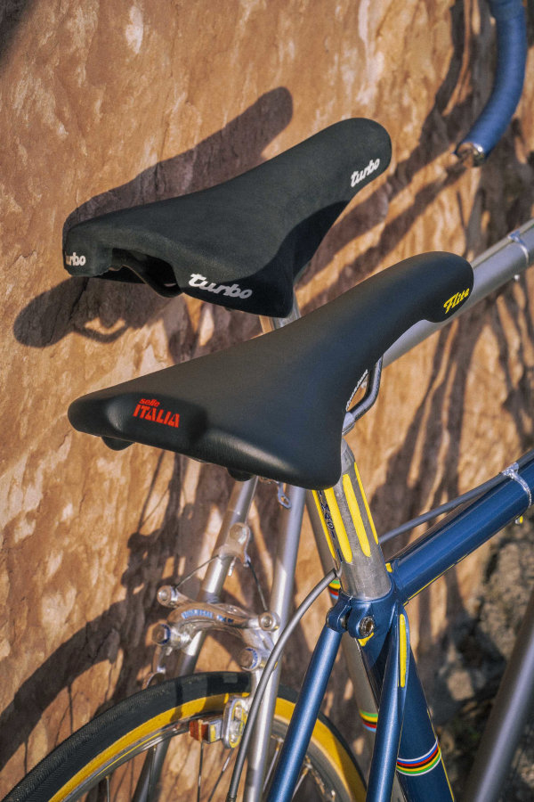 Selle Italia Turbo 1980 and Flite 1990