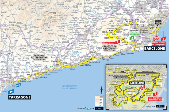 Tour de France Grand Depart 2026 - etapa 2 mapa OK