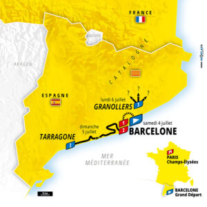 Tour de Francia Grand Depart Barcelona 2026 etapas