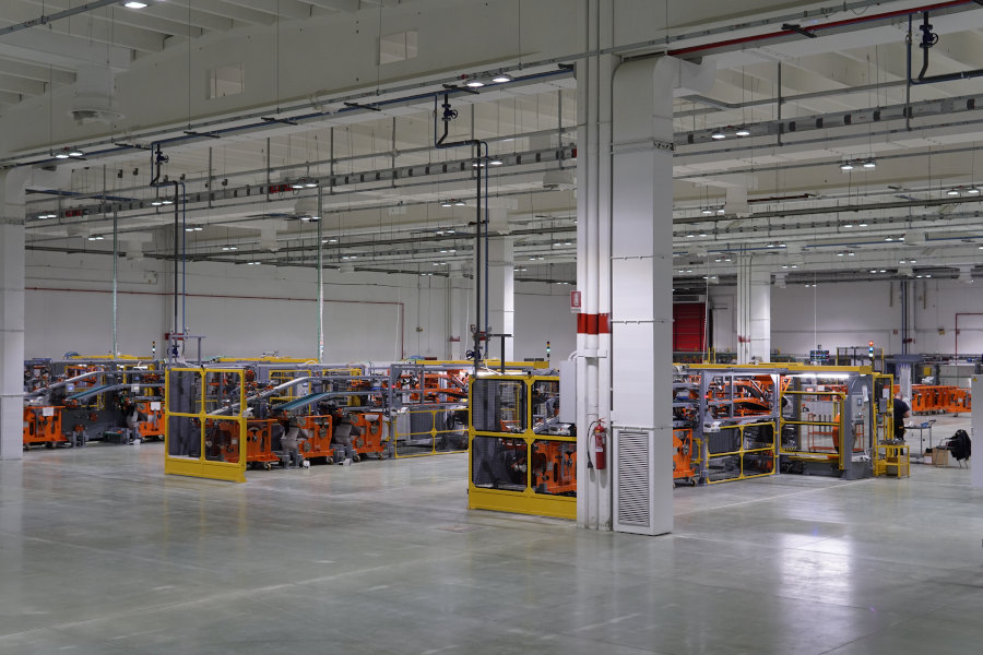 PIRELLI Bollate Tyre building area