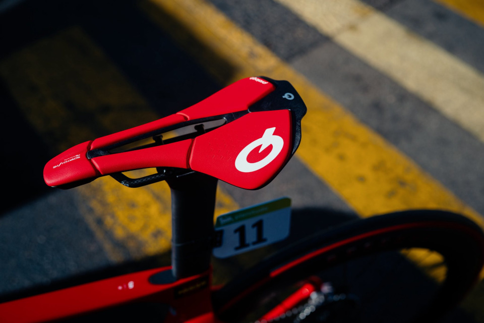 Cervelo S5 Vingegaard Vuelta Prologo saddle