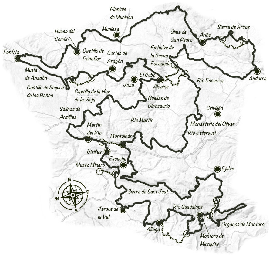 La Corraliza mapa