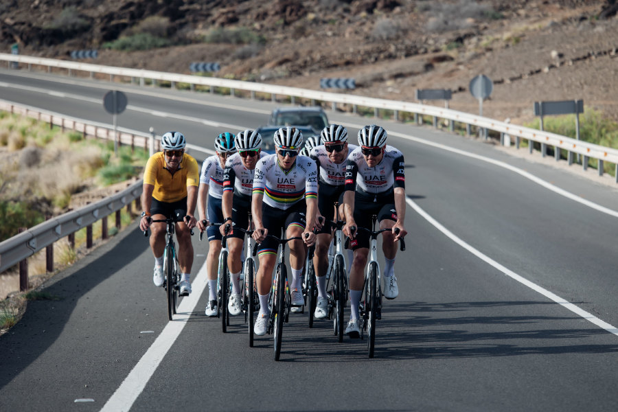 Pogacar Gran Canaria entrenamiento