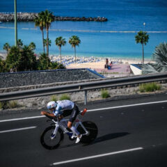 Pleno de triatletas en Gran Canaria