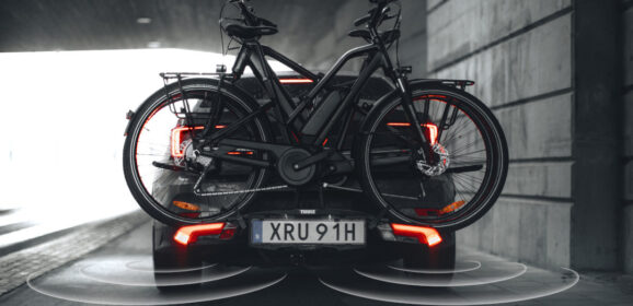 Portabicicletas con sensor de aparcamiento Thule Epos ParkSecure