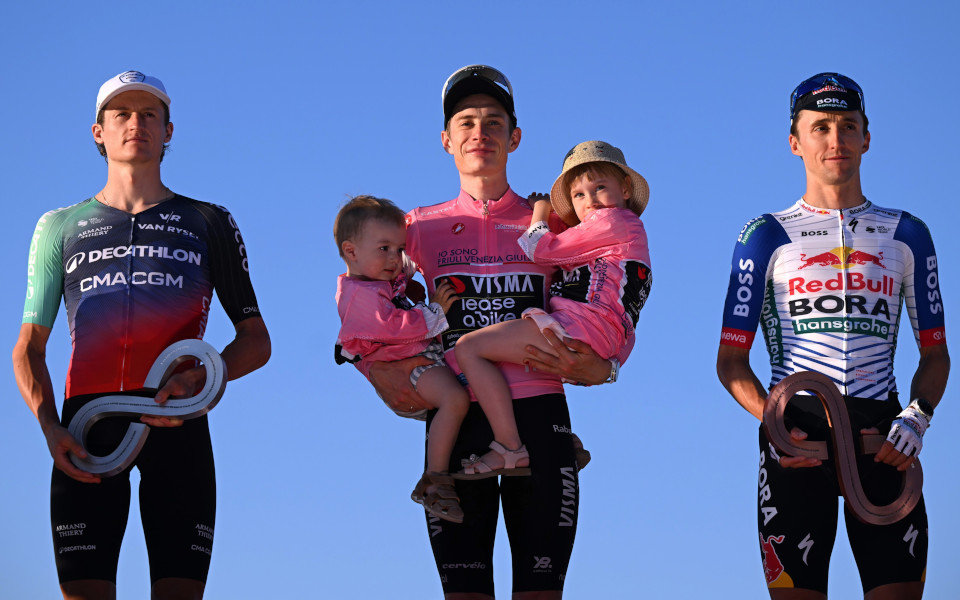 Giro Italia 2026 podium