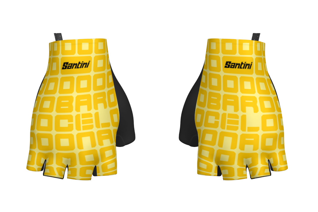 Santini Tour Grand Depart Barcelona guantes