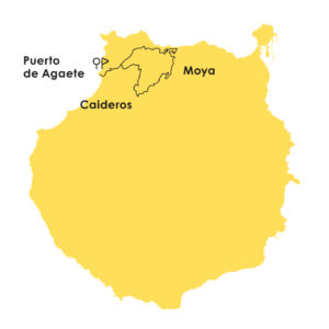 Noroeste Gran Canaria ruta ciclista mapa