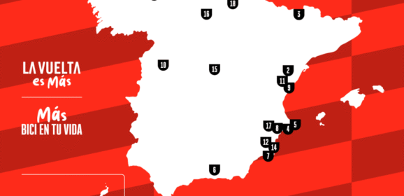 Municipios españoles con el sello Más Bici de La Vuelta