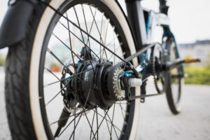 folding bike hub motor